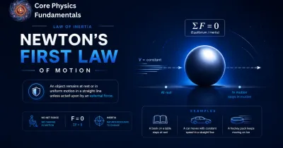 Newton's First Law of Motion – Law of Inertia Explained with Examples