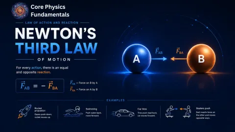 Newton's Third Law of Motion | Definition, Formula, Examples & Applications