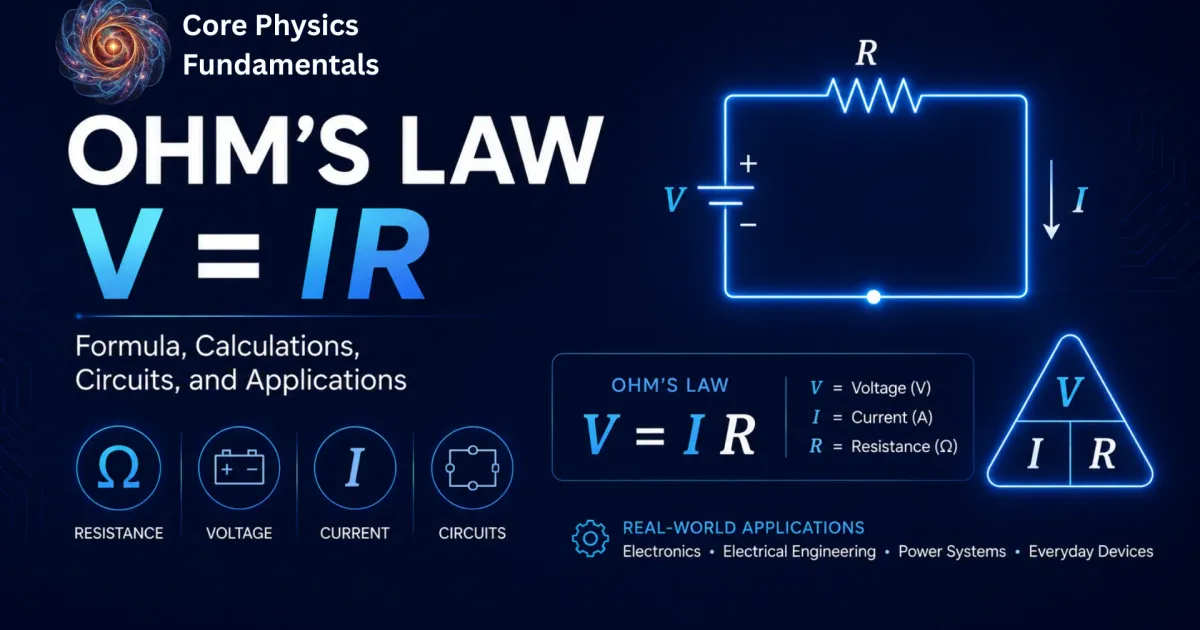 Ohm's Law (V = IR): Formula, Triangle, Power Wheel & Examples