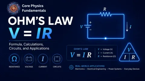 Ohm's Law (V = IR): Formula, Triangle, Power Wheel & Examples