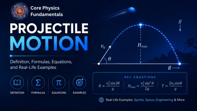 Projectile Motion: Definition, Formulas, Equations, and Real-Life Examples