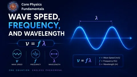 Wave Speed, Frequency & Wavelength – The Wave Equation (v = fλ)