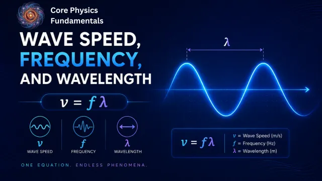 Wave Speed, Frequency & Wavelength – The Wave Equation (v = fλ)