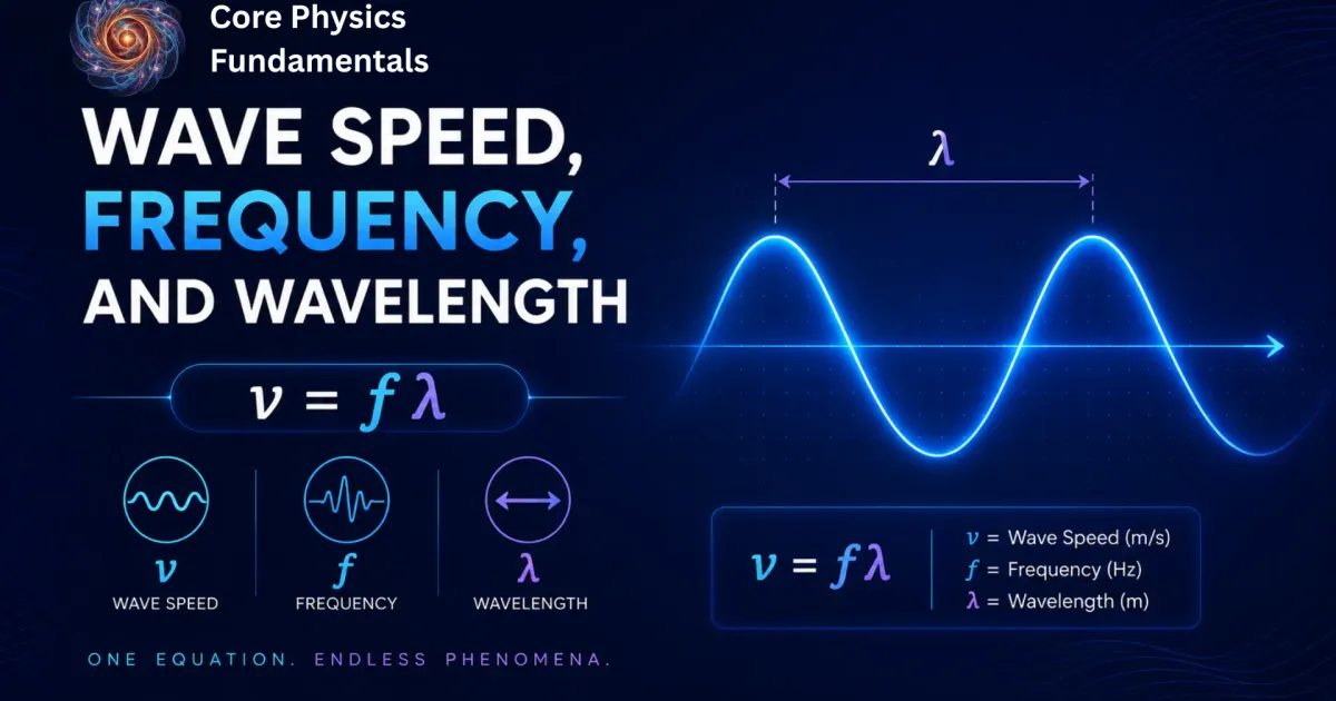 Wave Speed, Frequency & Wavelength – The Wave Equation (v = fλ)